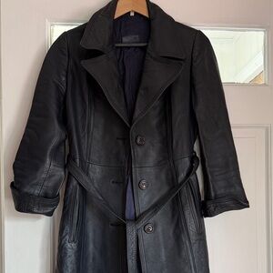 Women's Elegant Black Leather Jacket